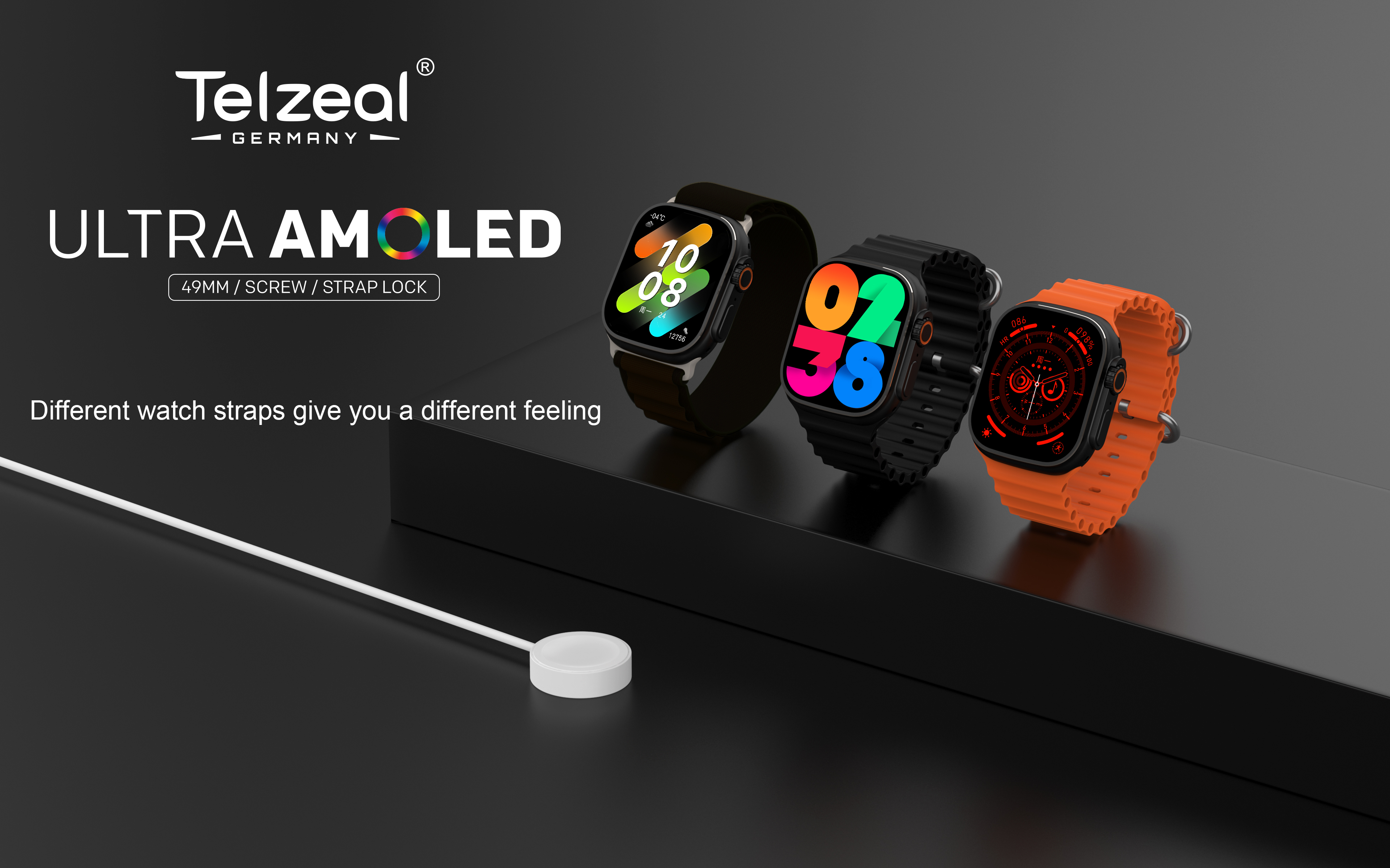 Telzeal  Ultra Amoled - 2.2 inches Ultra Amoled Display